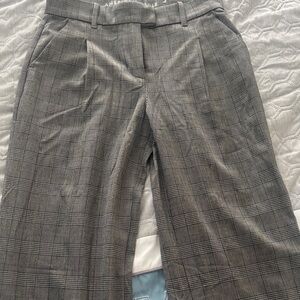 American Eagle Outfitters Gray Plaid Pants